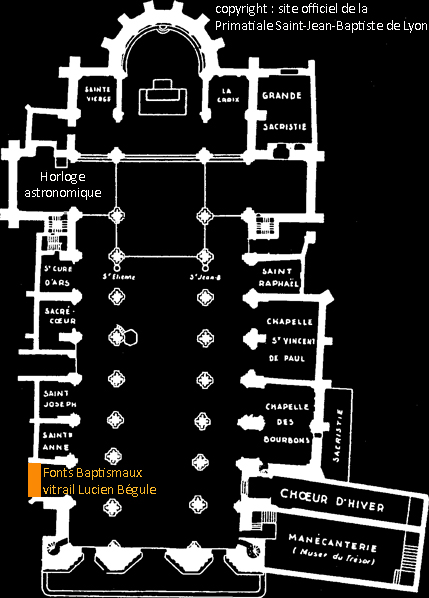 plan cathédrale St. Jean