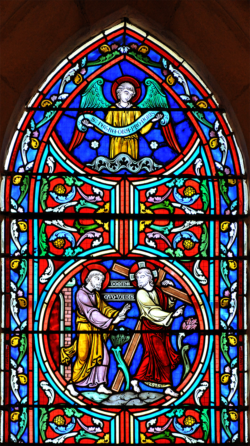 vitrail Lucien Bégule vitraux de l église paroissiale Saint Pierre de