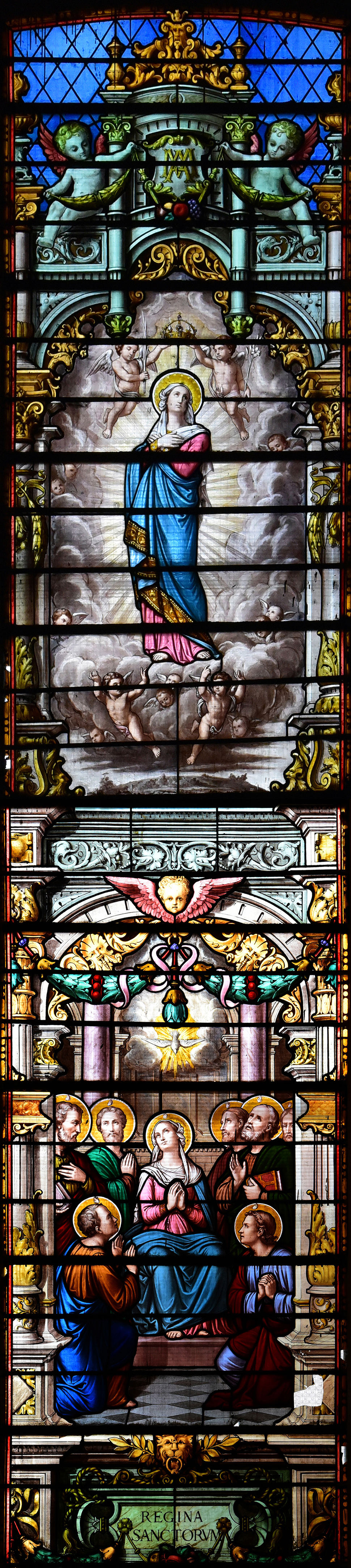 saint- Etienne vitraux Bégule baie 104